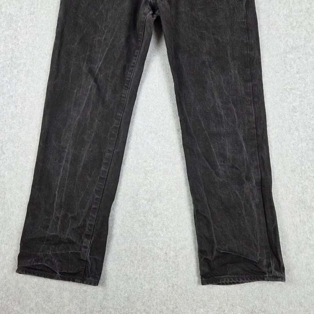 Gap Mens 34x29 Black Straight Leg Jeans